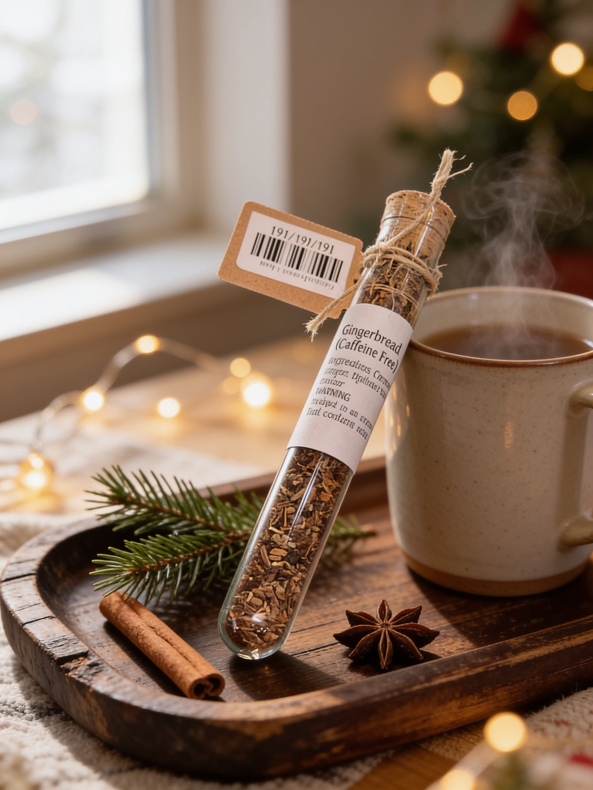 Gingerbread Elixir Test Tube Tea