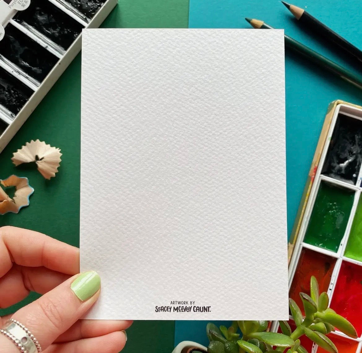 Skeleton Postcard