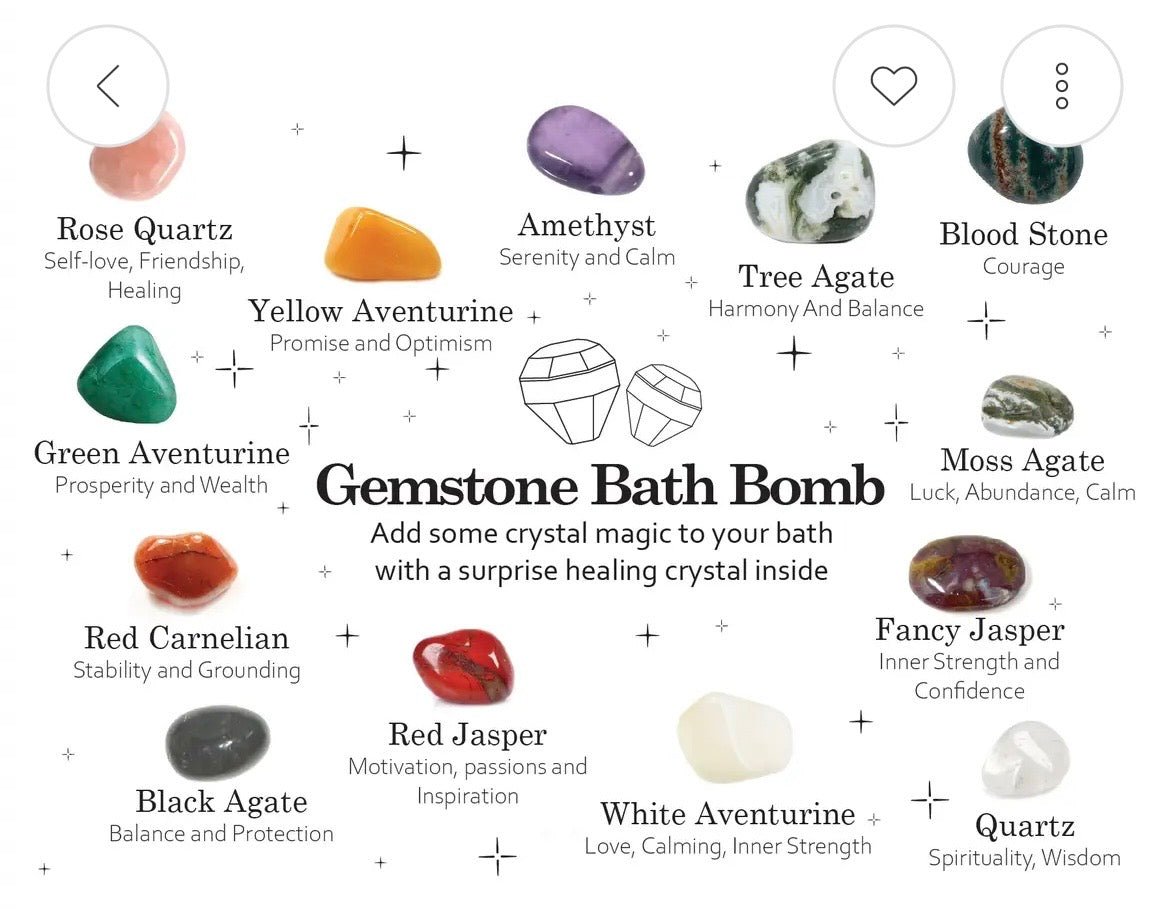 Gemstone Bath Bomb- Very Berry