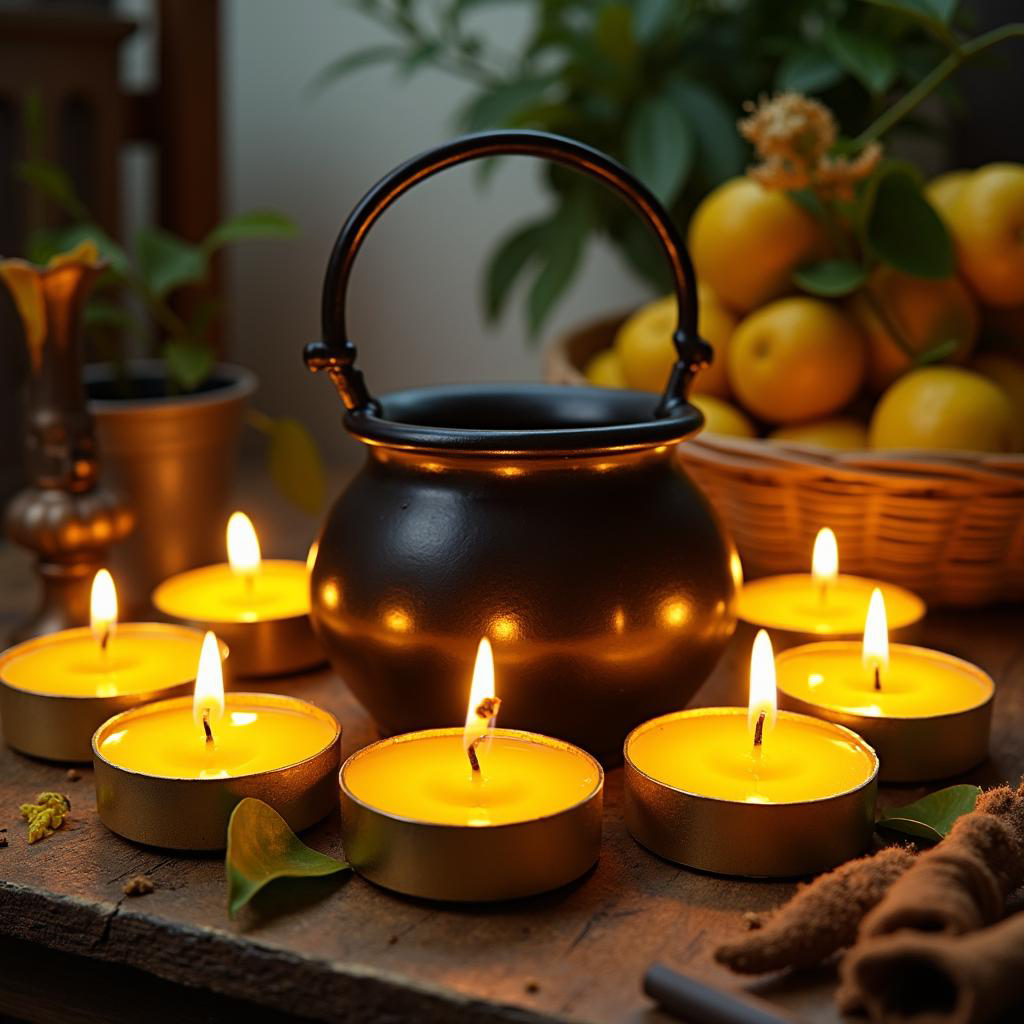 6 Sherbet Lemon Tea Lights120g/4.23oz