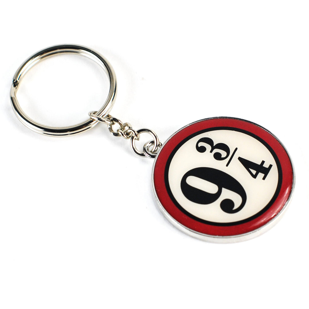 Platform 9 3/4 keyring