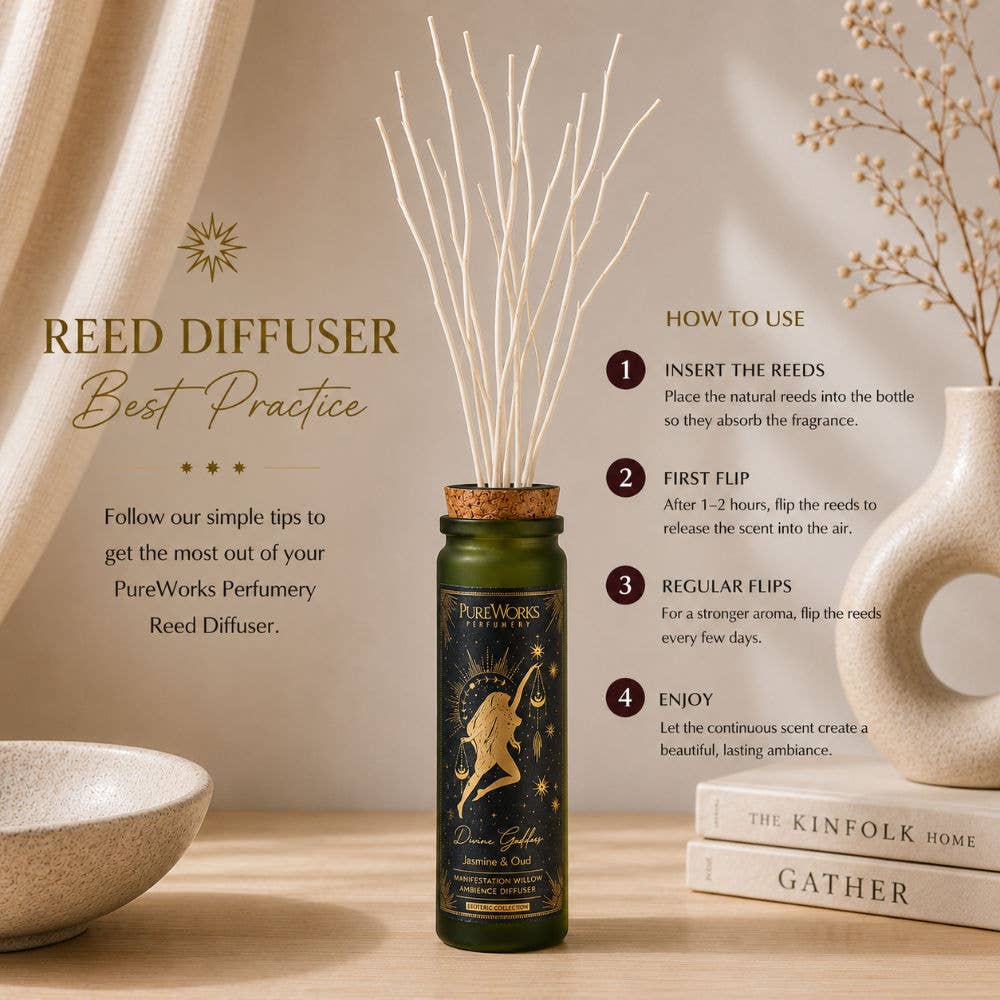 Divine Goddess Jasmine & Oud Diffuser