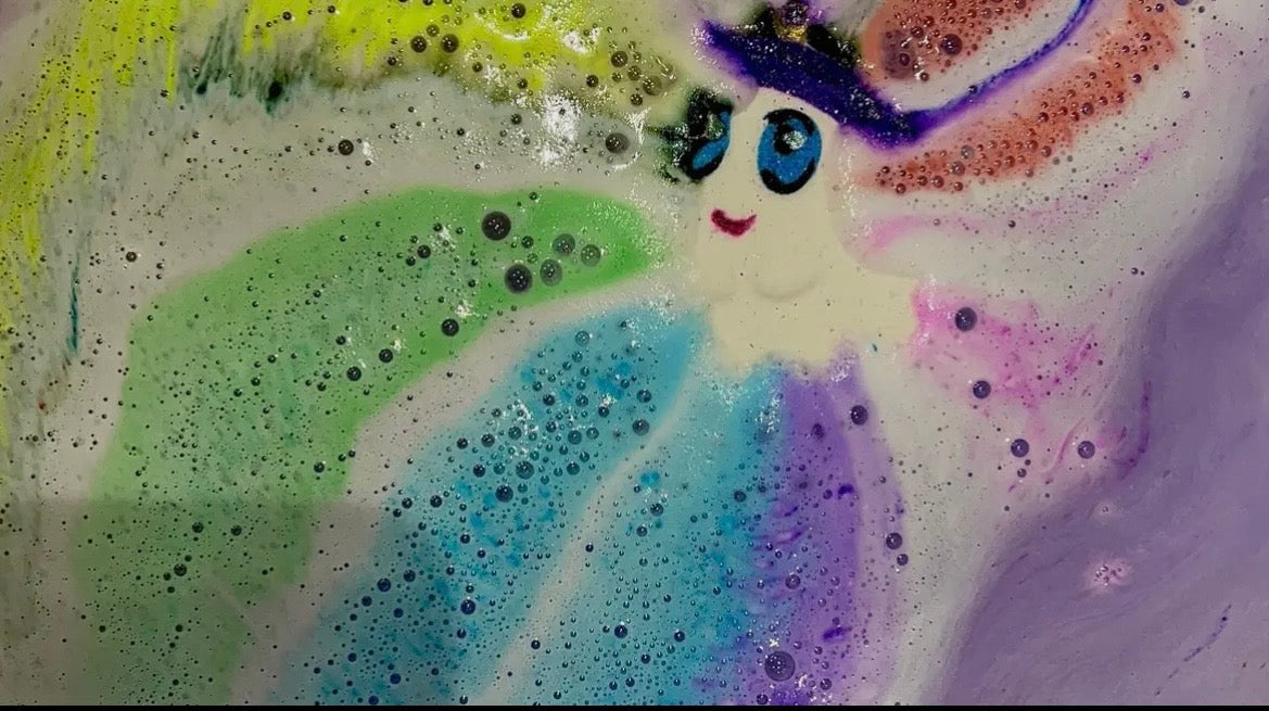 Rainbow Ghost Bath Bomb