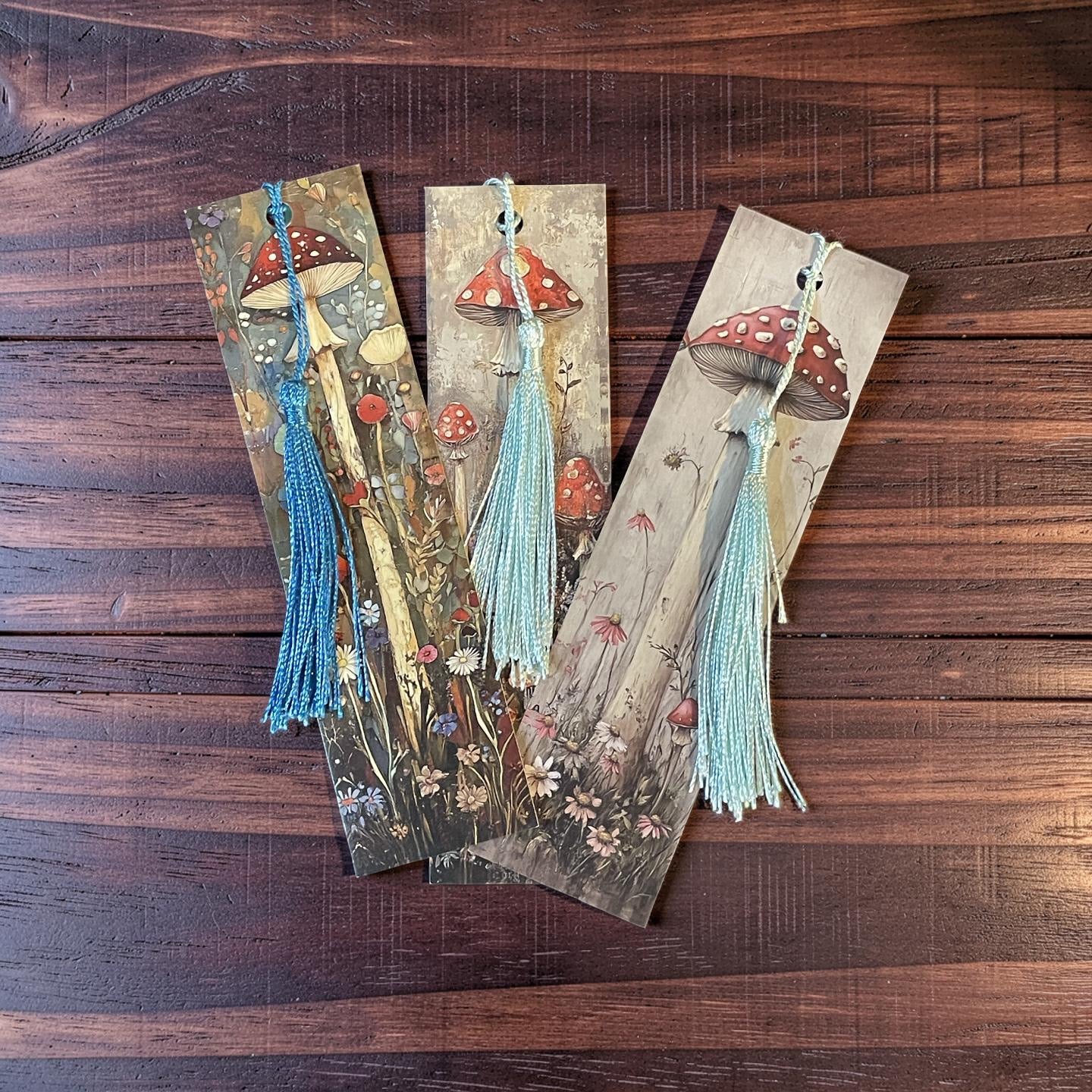 Toadstool Bookmark (varied pictures only one will be sent out)