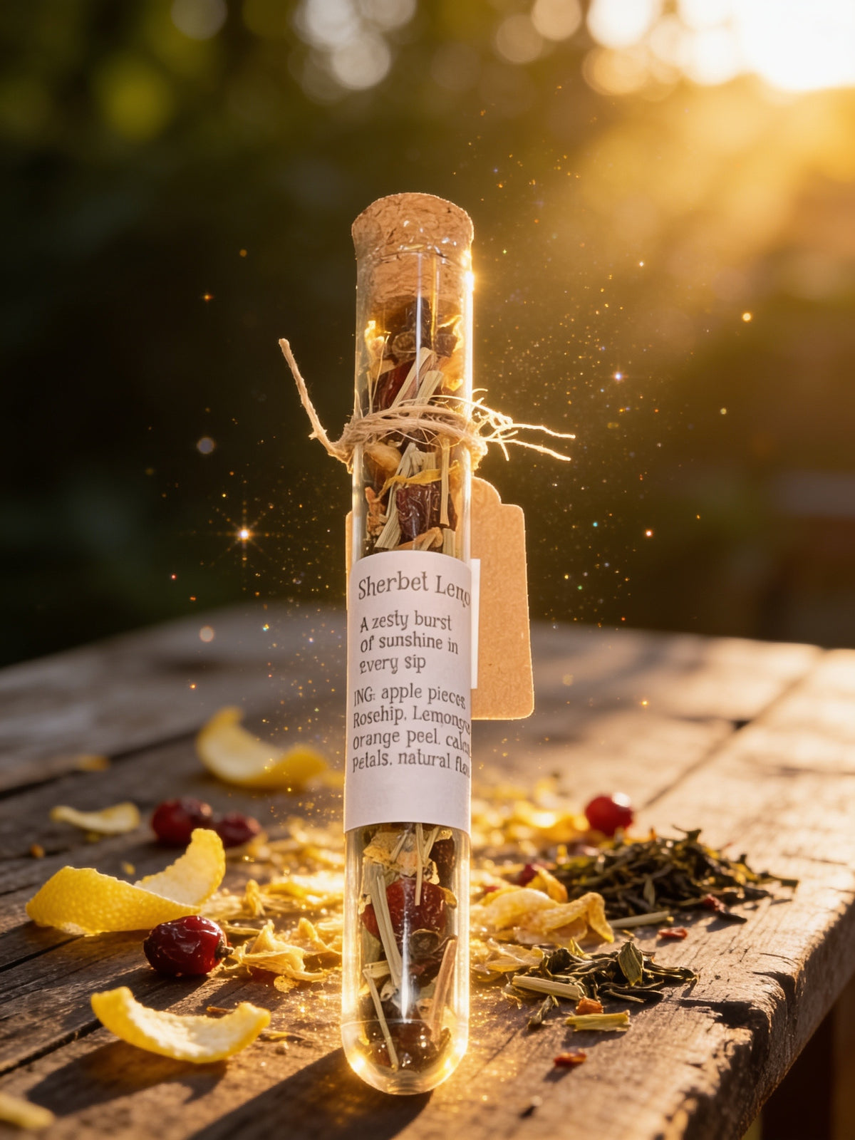 Sherbet Lemon Test Tube Tea 8g