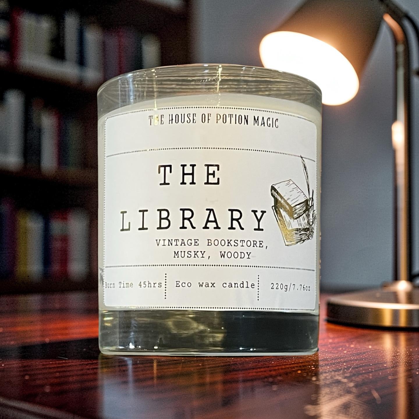 THE LIBRARY SOY CANDLE 220g/7.76oz