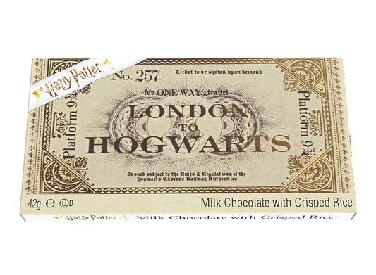 London to Hogwarts Chocolate Ticket