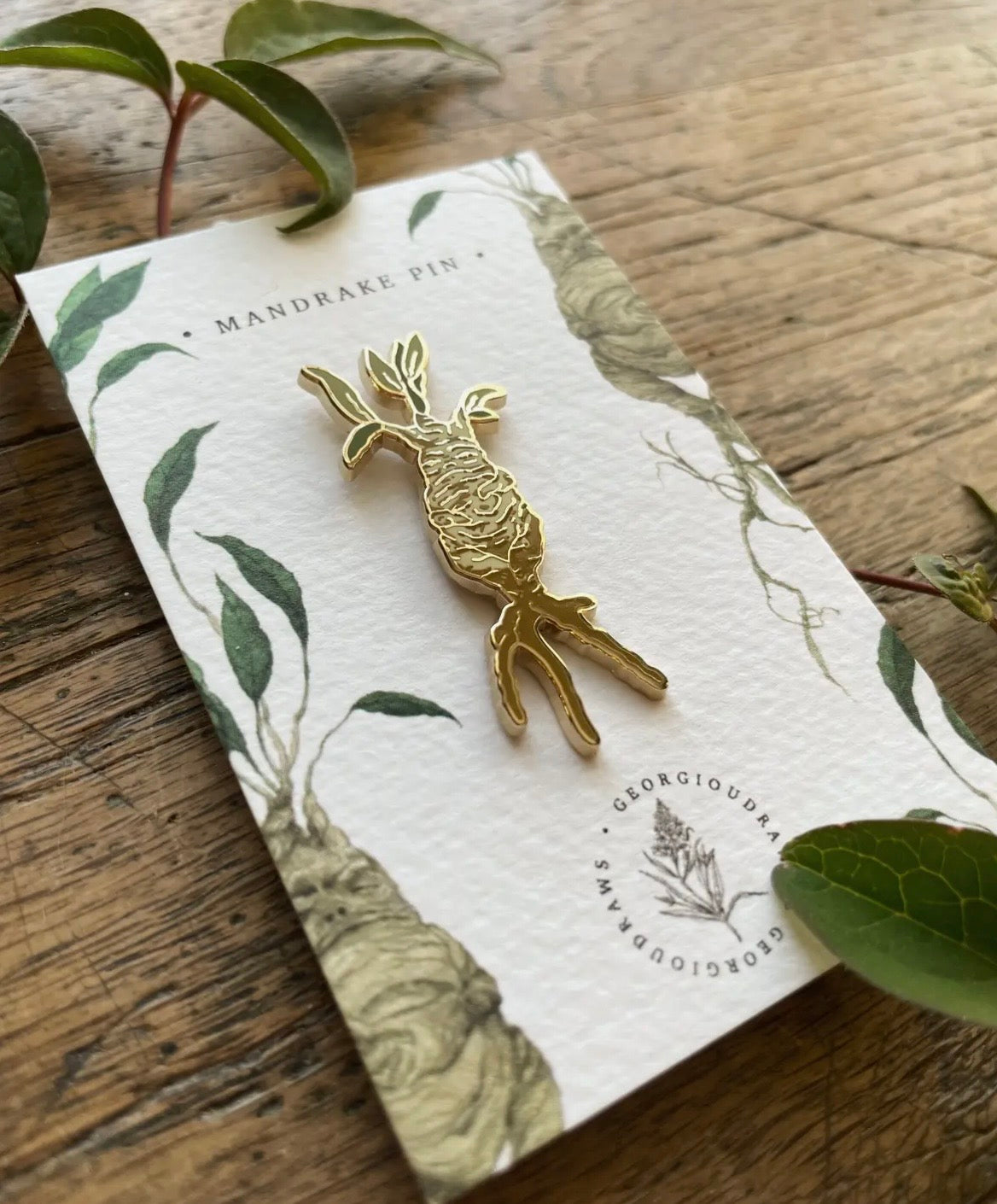Mandrake Magical Herbology Enamel
Pin Badge