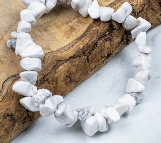 Chip Bracelet - Howlite