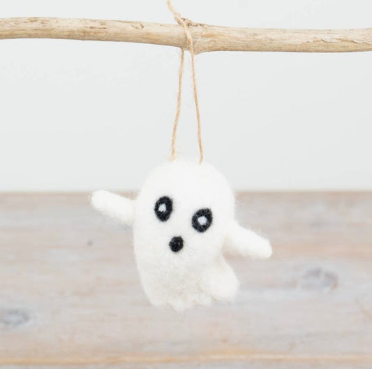Felt Ghost Hanger, 8.5cm