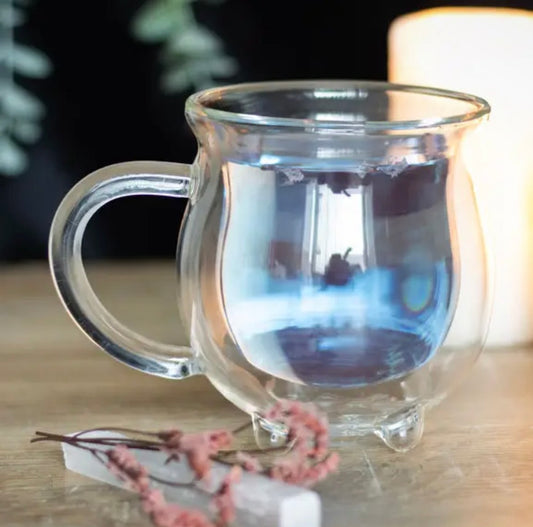 Clear Double Walled Glass
Cauldron Mug
