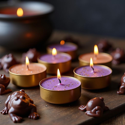 6Chocolate Frog Tea Lights 120g/4.23oz