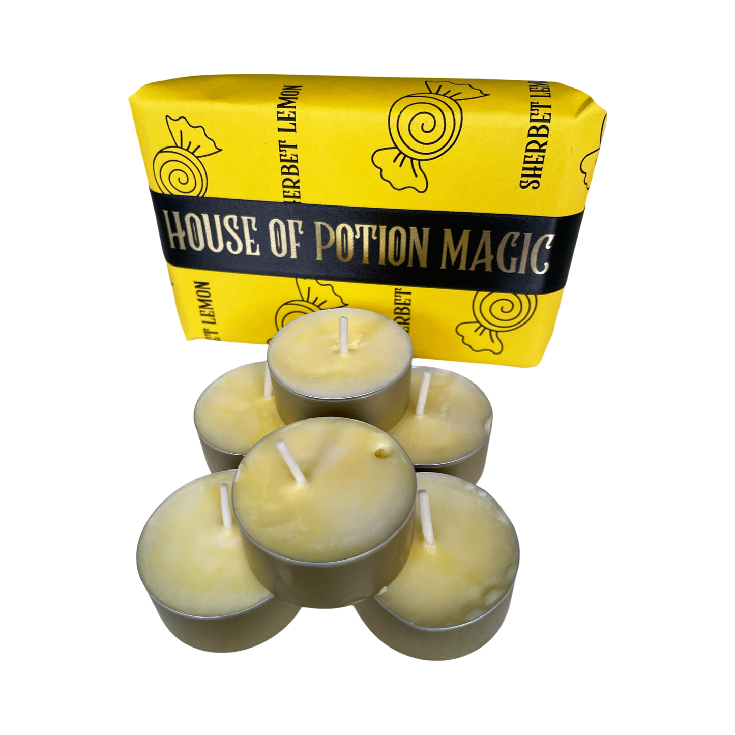 6 Sherbet Lemon Tea Lights120g/4.23oz