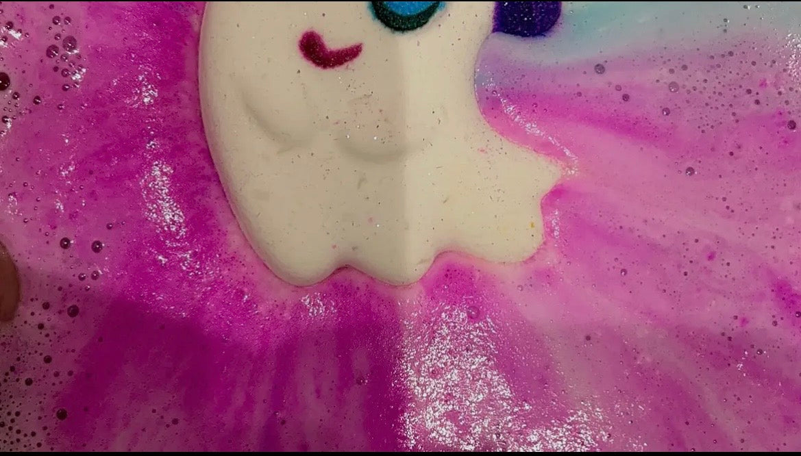 Rainbow Ghost Bath Bomb