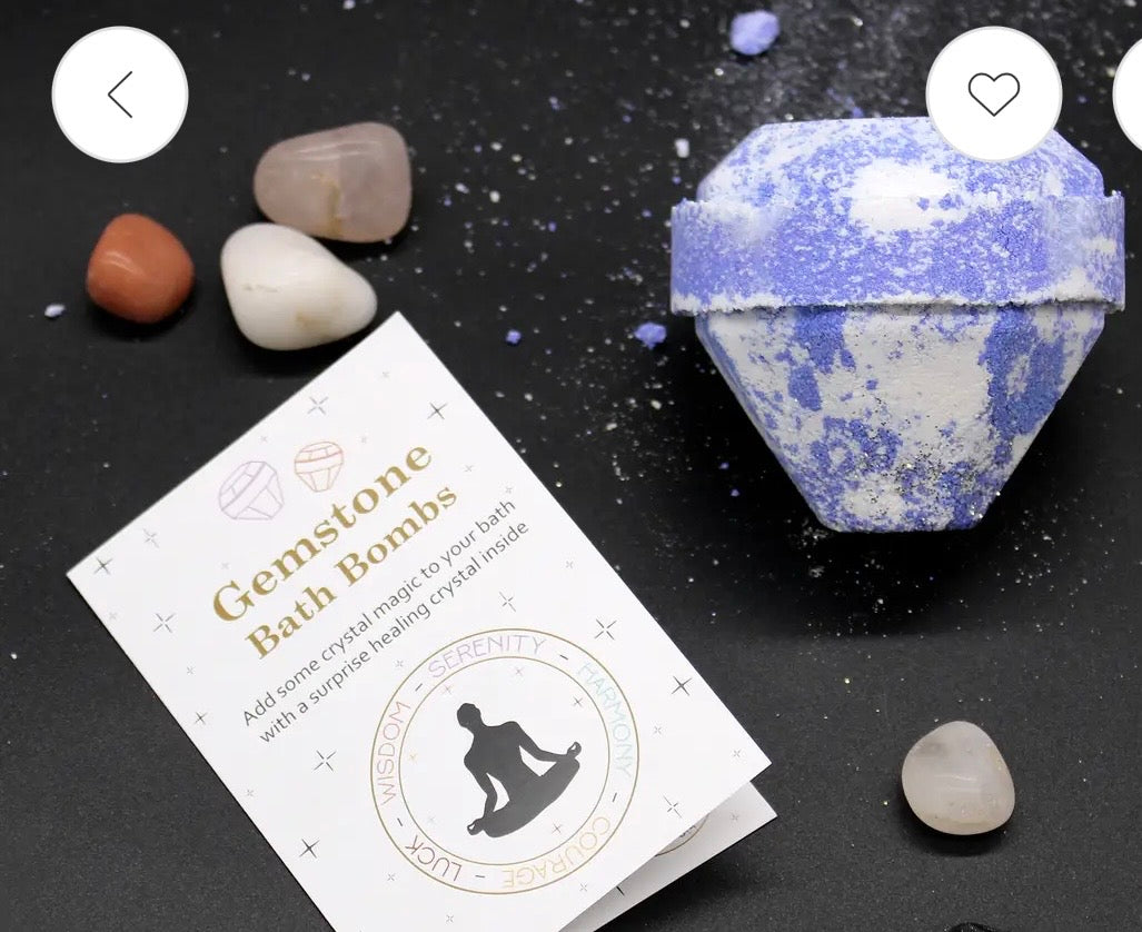 Gemstone Bath Bomb- Very Berry