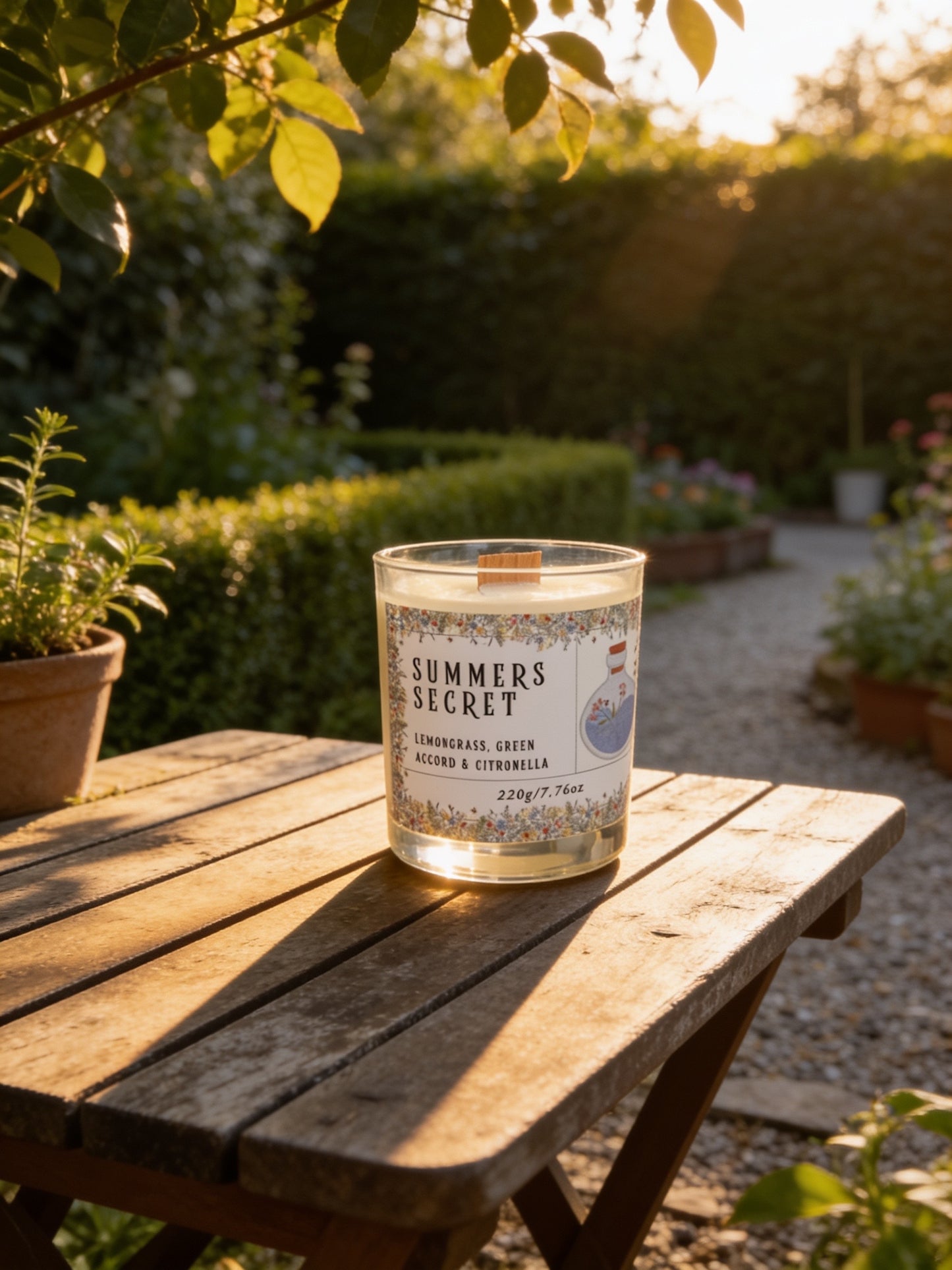 SUMMERS SECRET CANDLE 220g 7.76oz