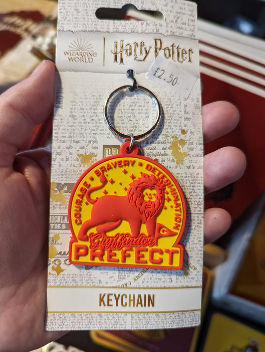 Gryffindor prefect keyring