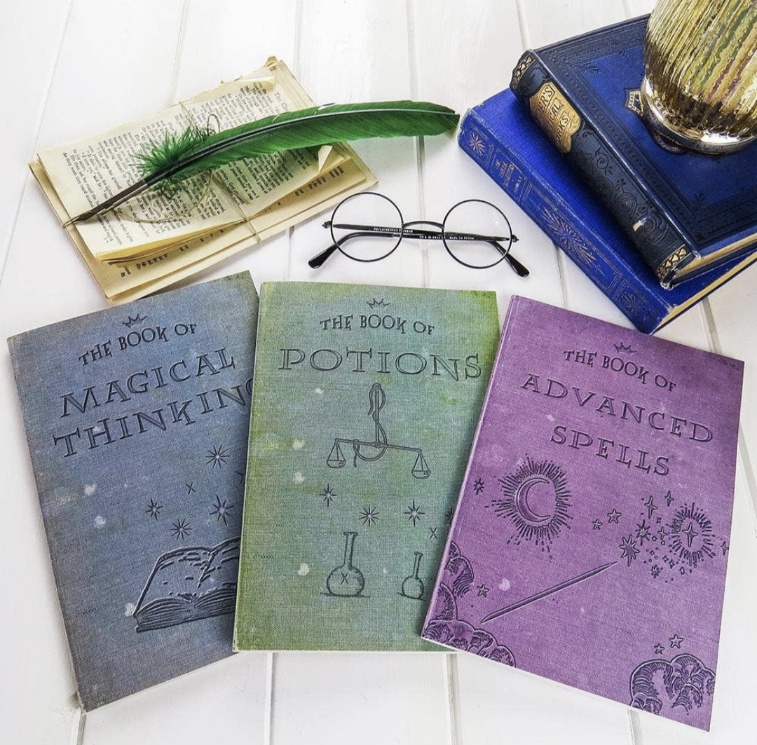 The book of advanced spells notebook