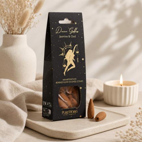 Divine Goddess Jasmine & Oud Incense Cone