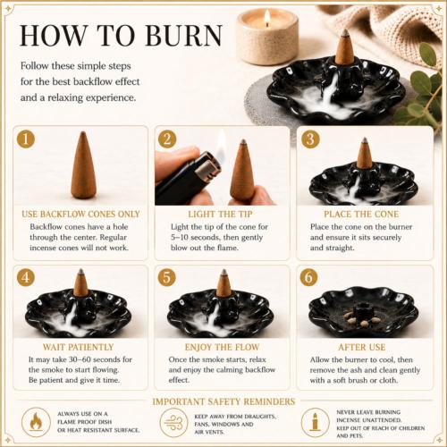Boho Dreams Myrrh & Sandalwood Incense Cones