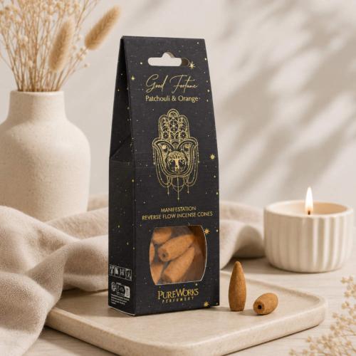 Good Fortune Patchouli & Orange Incense cones